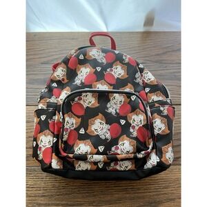 PENNYWISE Mini Backpack IT Clown Horror Movie‎ Novelty Bag Red Balloons